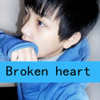 Non-mainstream sad boy avatar with words real picture