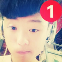 A complete collection of boys' avatar pictures with red number 1