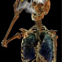 Picture of a decadent boy spitting smoke avatar