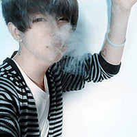 Picture of a decadent boy spitting smoke avatar