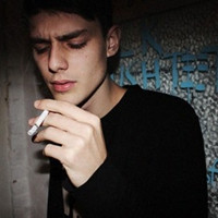 Picture of a decadent boy spitting smoke avatar