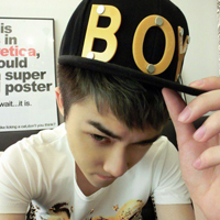 Fashionable QQ avatar pictures of handsome boys wearing hats