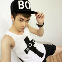 Fashionable QQ avatar pictures of handsome boys wearing hats