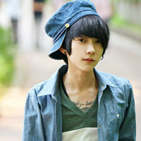 Fashionable QQ avatar pictures of handsome boys wearing hats