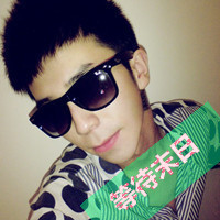 Handsome boy wearing sunglasses with words, super cool avatar and domineering picture