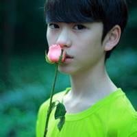 A complete collection of QQ avatar pictures of boys holding roses in hand