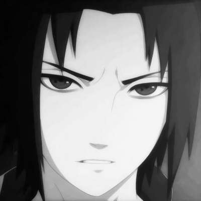 QQ avatar boy cold sad domineering anime black and white high definition pictures