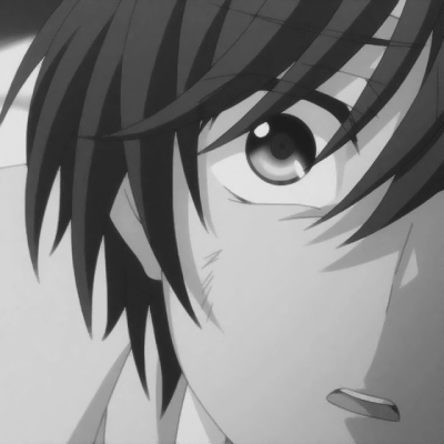 QQ avatar boy cold sad domineering anime black and white high definition pictures