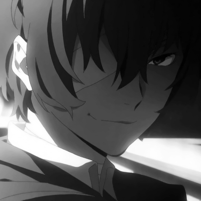 QQ avatar boy cold sad domineering anime black and white high definition pictures