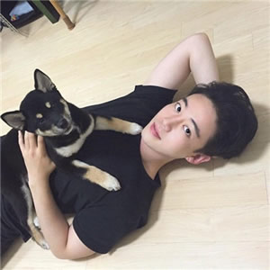 High-definition photos of handsome boys with cute animal avatars