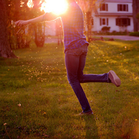 Beautiful photo avatar of girls under the sun