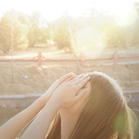 Beautiful photo avatar of girls under the sun