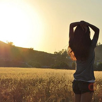 Beautiful photo avatar of girls under the sun