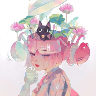2021最火女生头像彩绘图片