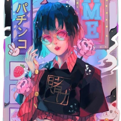 2021最火女生头像彩绘图片