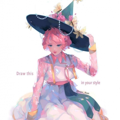 2021最火女生头像彩绘图片