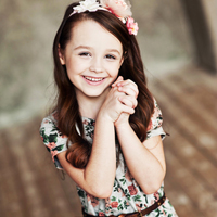 Beautiful and cute super cute European and American little girl avatar pictures