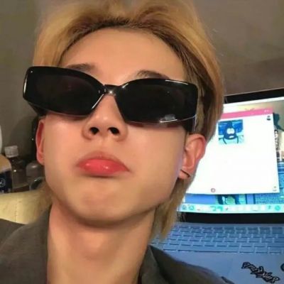 Cool boy avatar picture wearing sunglasses