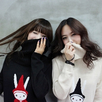 QQ girls sister avatar two people one picture