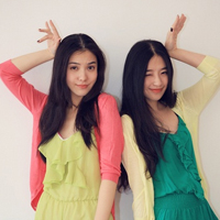 QQ girls sister avatar two people one picture