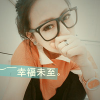 Abao color non-mainstream girl's avatar picture with words