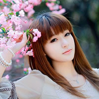 QQ avatar girl forest style beautiful real picture