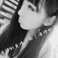 QQ avatar girl gray with words