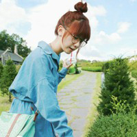 Fresh and beautiful light blue QQ avatar girl pictures