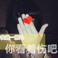 Cool qq avatar pictures of good-looking love girls with words