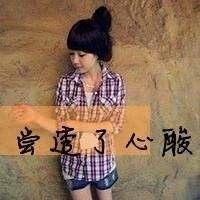 Fresh and beautiful lonely qq avatar girl pictures with words