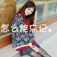 Sad QQ avatar with words girl pictures