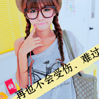 Good-looking QQ Korean girls' avatars and personalized pictures with words