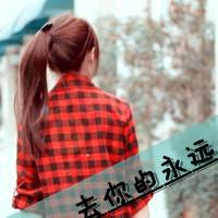 QQ avatar girl A Bao's sad picture with words