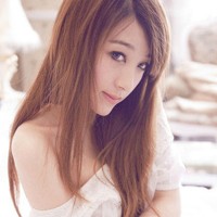 Beautiful off-shoulder QQ girl avatar pictures