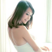 Beautiful off-shoulder QQ girl avatar pictures