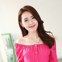 Beautiful off-shoulder sexy and charming girl avatar picture