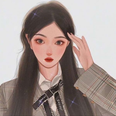 High-definition hand-painted sweet and cool avatar girl pictures