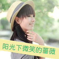 QQ avatar girl's avatar with words