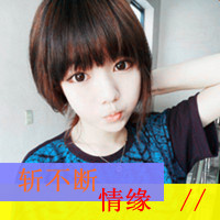 QQ avatar girl's avatar with words