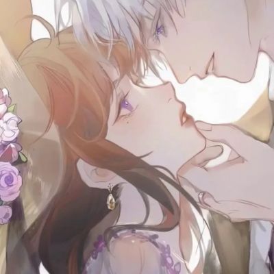 Couple avatar anime love head cute one man and one woman beautiful romantic couple high definition WeChat avatar picture