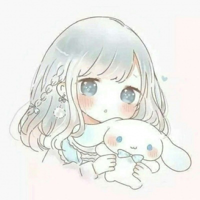 Best friend avatars, one on the left and one on the right, cute anime. Super cute girl anime HD WeChat avatar pictures.