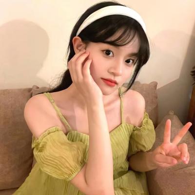 Clean Korean style soft and cute female head, ins popular upper body girl avatar