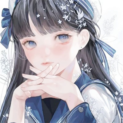 Sweet hand-drawn cartoon WeChat female avatar flower fairy. Sweet, cool, gorgeous and eye-catching anime female avatar.