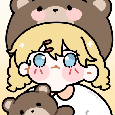 Very unique and cute cartoon avatar of Lena Belle. Collection of cute kawaii cartoon avatars.