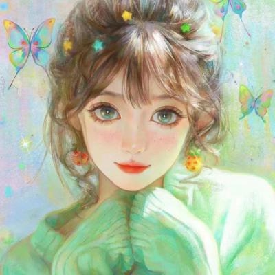 High-quality anime hand-painted avatars of girls, high-definition, good-looking and personalized, new romantic and exquisite hand-painted avatars of girls
