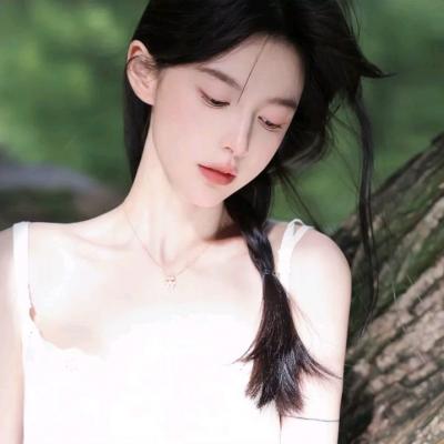 High-end and romantic beautiful girl avatar. Female head with Korean girl temperament. 2022 new Korean version.