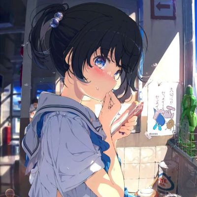 A collection of soft, cute and mature anime avatars. Super pretty, cute and charming female avatars.