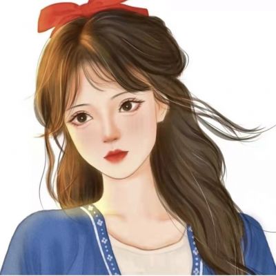 Sweet, very romantic, high-end, temperament, high-definition cartoon female head, hand-painted girl's domineering and cool female head collection