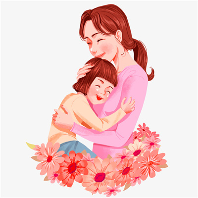 Super loving Mother’s Day cartoon avatar. Mom’s little thoughts warm my life year after year.