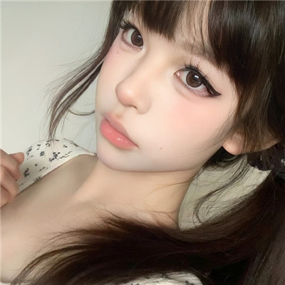 2024 pure female head, very gentle and eye-catching, beautiful female head with white moonlight feel